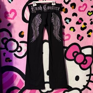 🪽NWT GRAIL Rush couture fold over yoga pants🪽